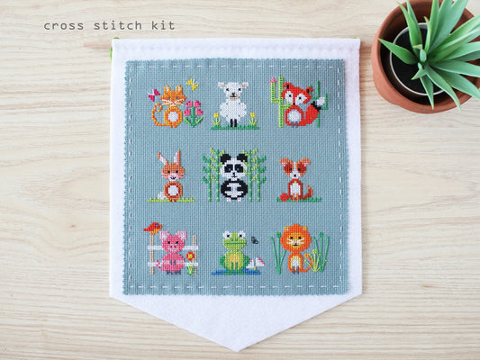 Animal Sampler - Cross Stitch Kit