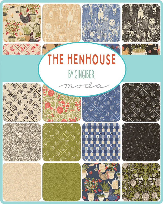 The Henhouse Charm Pack - (5" Squares)