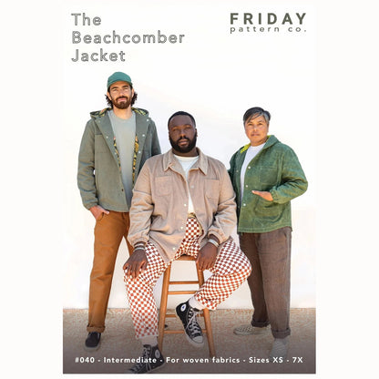 Beachcomber Jacket - Sizes XS-7X  - Paper Pattern