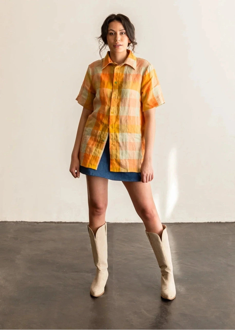 Butano Button Up - Sizes XS-7X - Paper Pattern