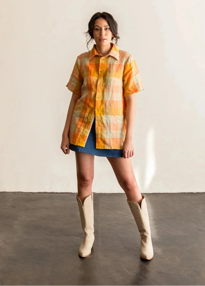 Butano Button Up - Sizes XS-7X - Paper Pattern