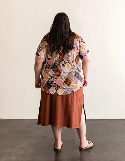 Butano Button Up - Sizes XS-7X - Paper Pattern