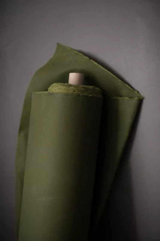 Grass Organic Cotton Oilskin - Merchant & Mills (Per ½ Meter)