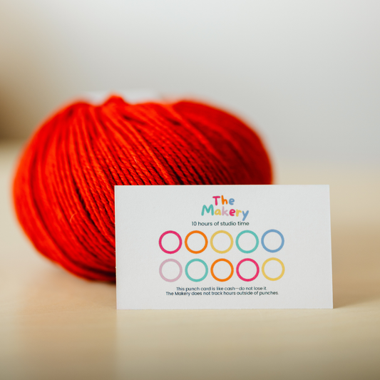 The Makery 10-Hour Sewing Punch Pass