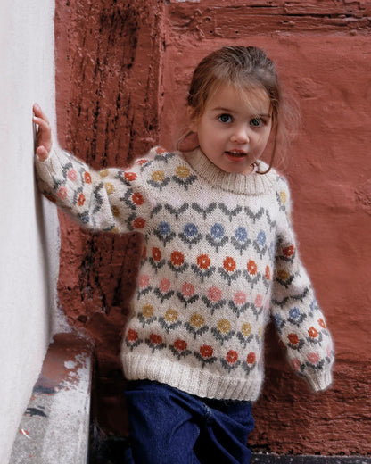 Anemone Sweater (Kids) by Knitting for Olive | Printed Pattern