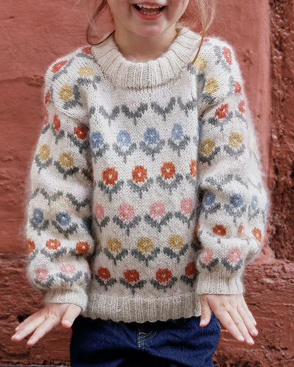Anemone Sweater (Kids) by Knitting for Olive | Printed Pattern