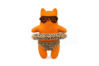 Leopard Cat (Level 2) - Felt Doll Kit
