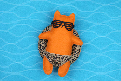 Leopard Cat (Level 2) - Felt Doll Kit