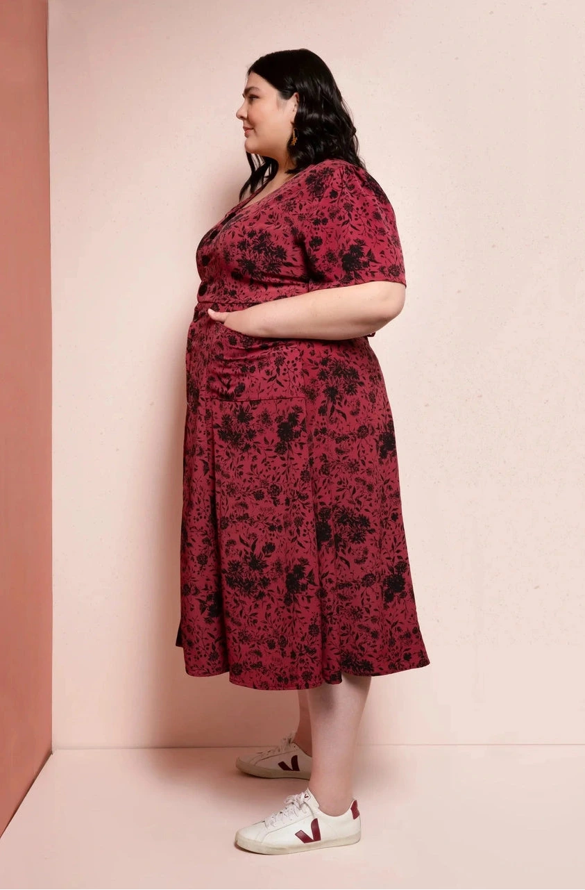 Friday Pattern Company - Hughes Dress - Sizes XS-7X - Paper Pattern
