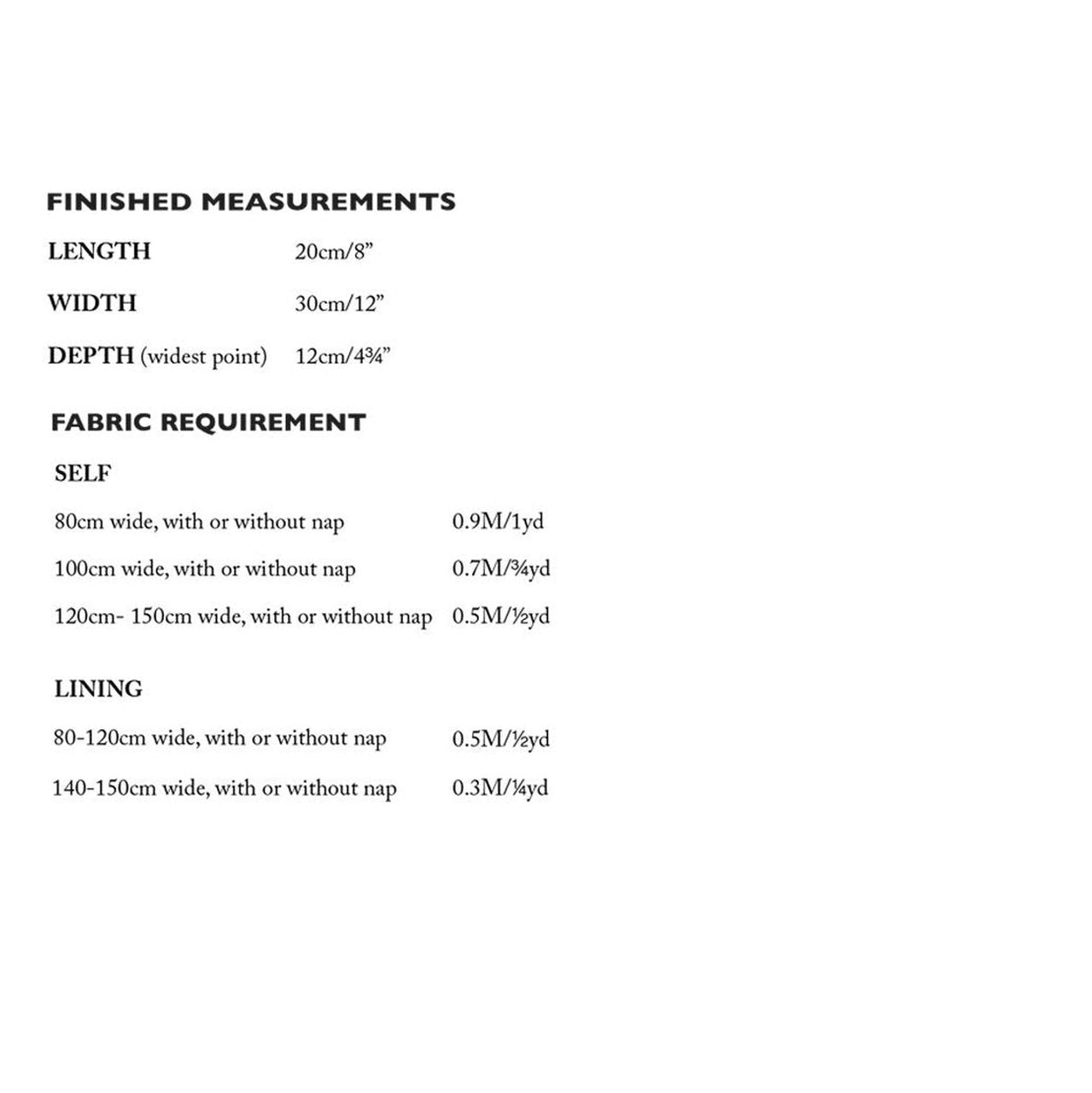 Factotum (Paper Pattern) - Merchant & Mills (add link to hardware)