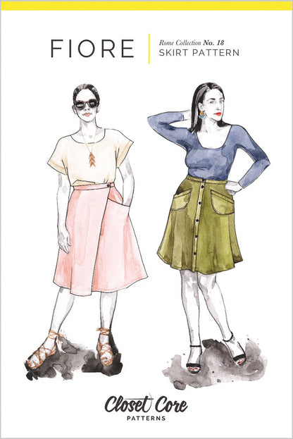 Fiore Skirt - Size 0-20 - Closet Core Patterns