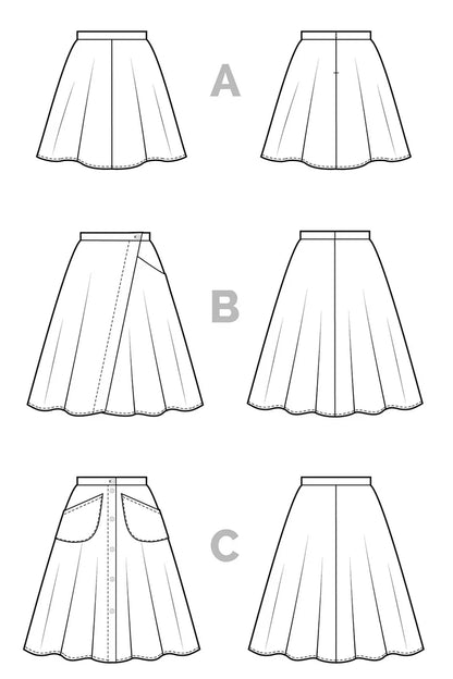 Fiore Skirt - Size 0-20 - Closet Core Patterns