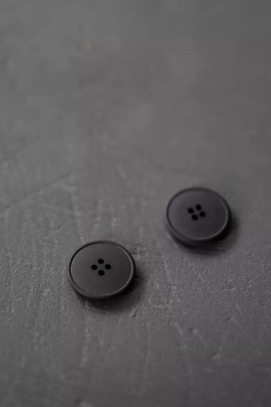 Black Hemp Buttons (15mm or 20mm) - Mechant & Mills