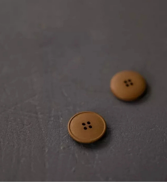 Stanley Tan Hemp Buttons (15mm or 20mm) - Mechant & Mills