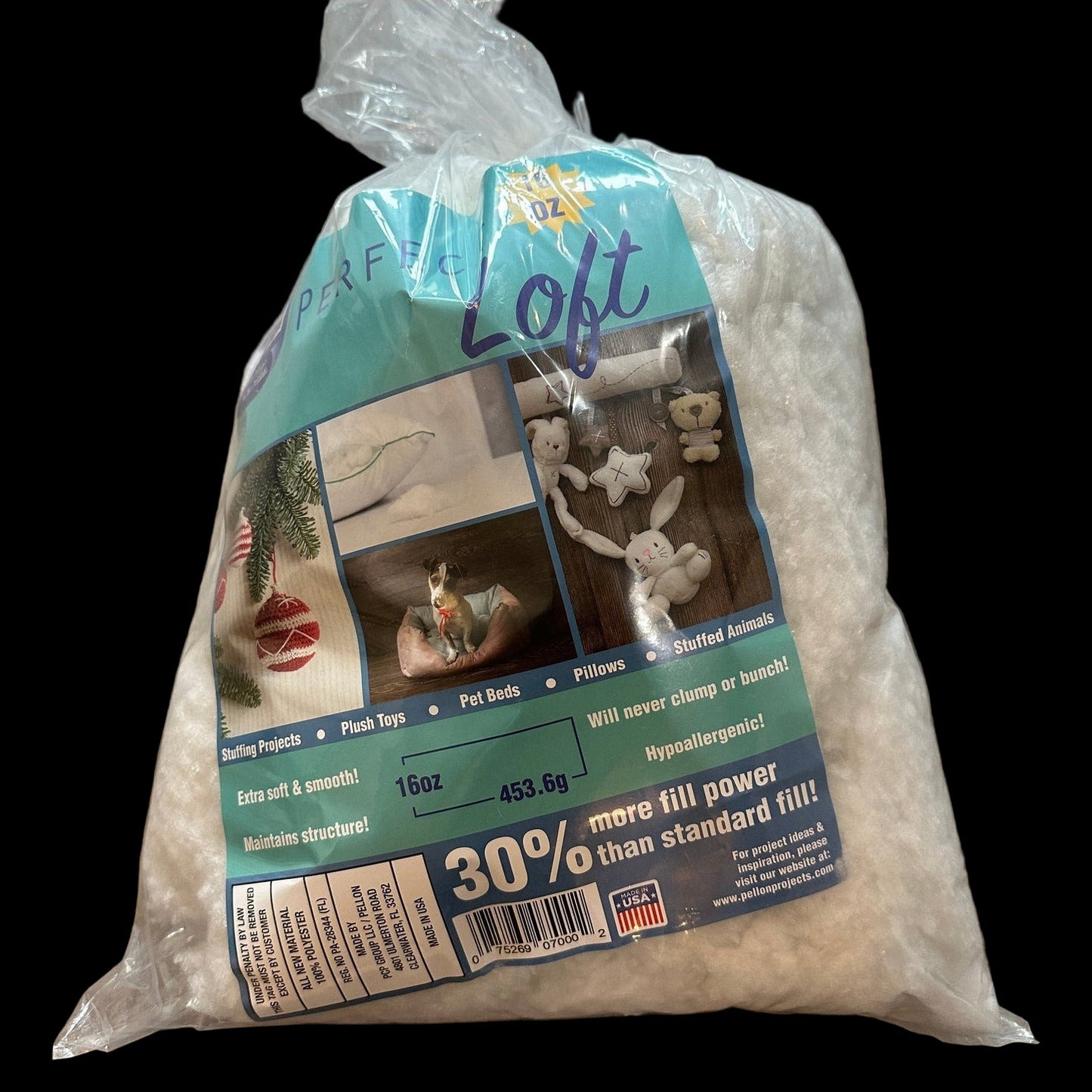 Pellon Stuffing Perfect Loft – 16oz/453.6g