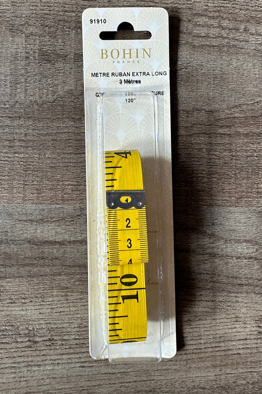 Bohin 120" Extra-Long Quilters Tape Measure