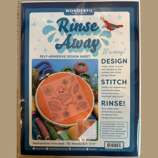 Rinse-Away Design Sheets – 8.5" x 11"