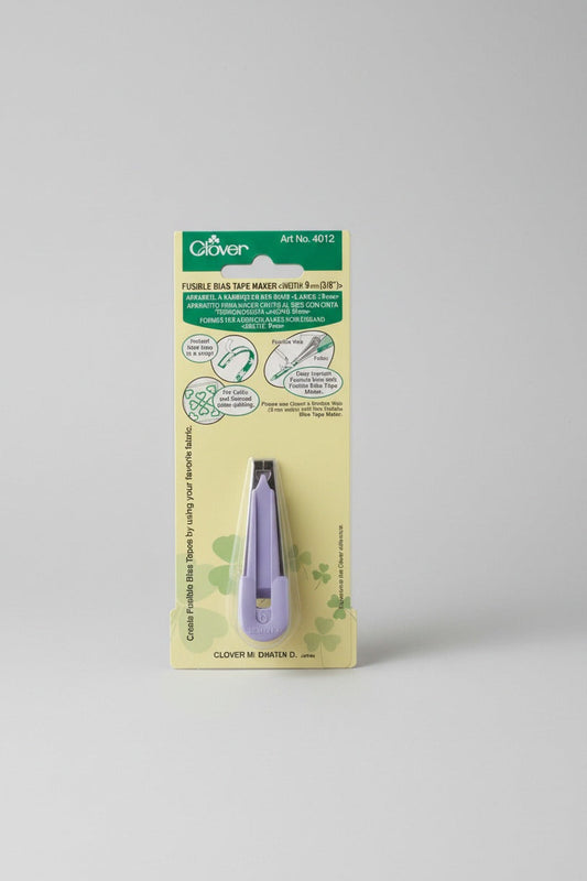 Clover Fusible Bias Tape Maker – 6mm (¼") | 9mm (⅜") | 18mm (¾")