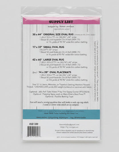 Jelly Roll Rug Pattern by Roma Lambson