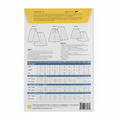 Fiore Skirt - Size 0-20 - Closet Core Patterns