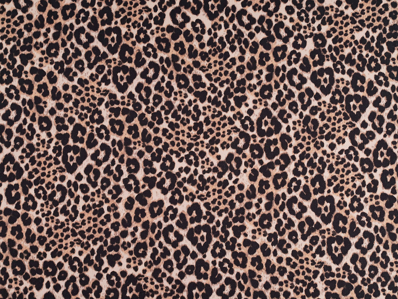 Leopard Print - Denim (Per ½ Meter)