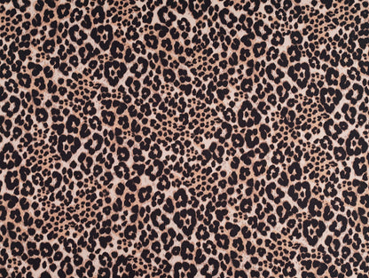 Leopard Print - Denim (Per ½ Meter)