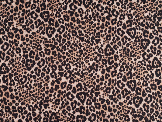 Leopard Print - Denim (Per ½ Meter)