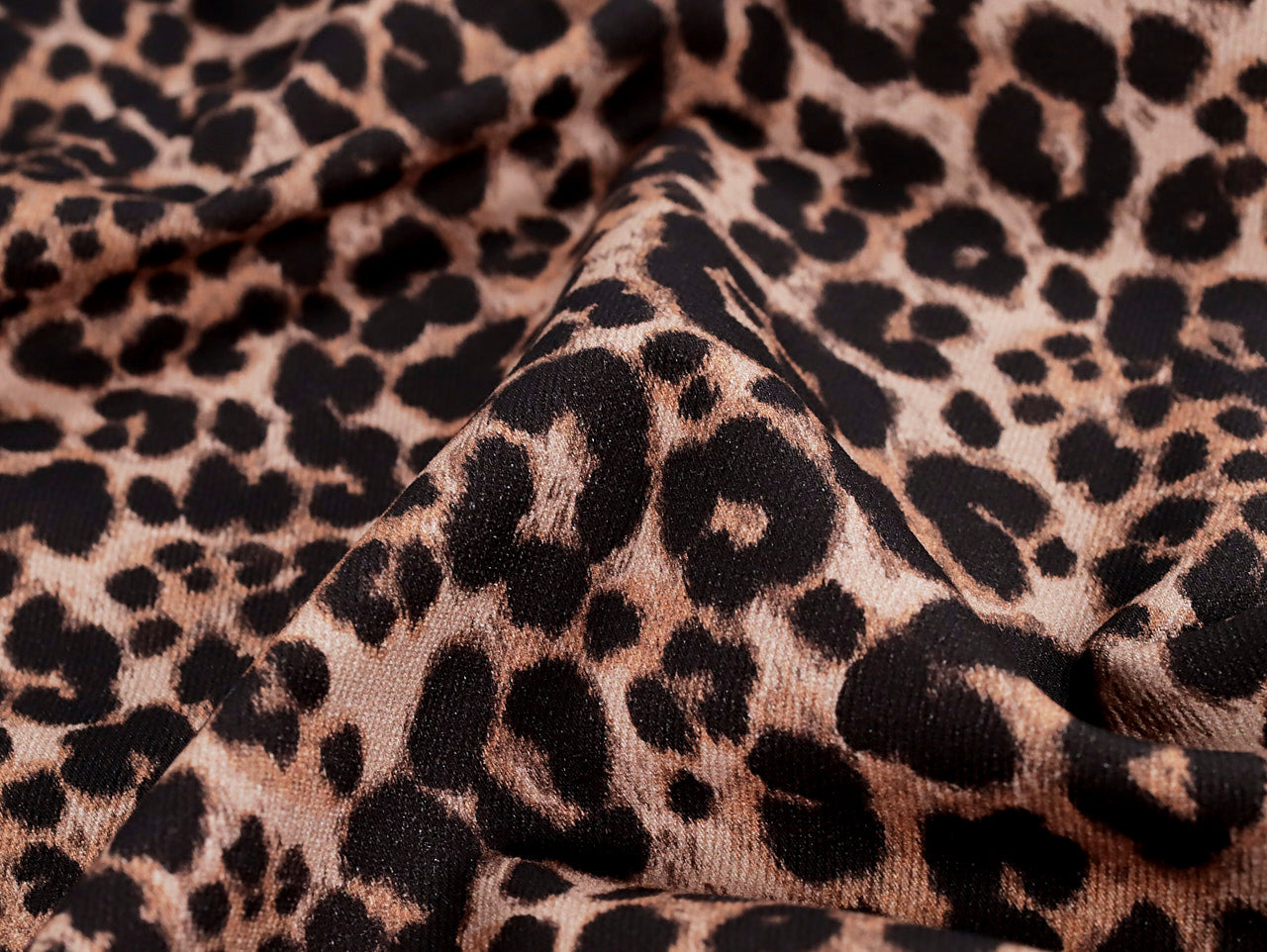 Leopard Print - Denim (Per ½ Meter)
