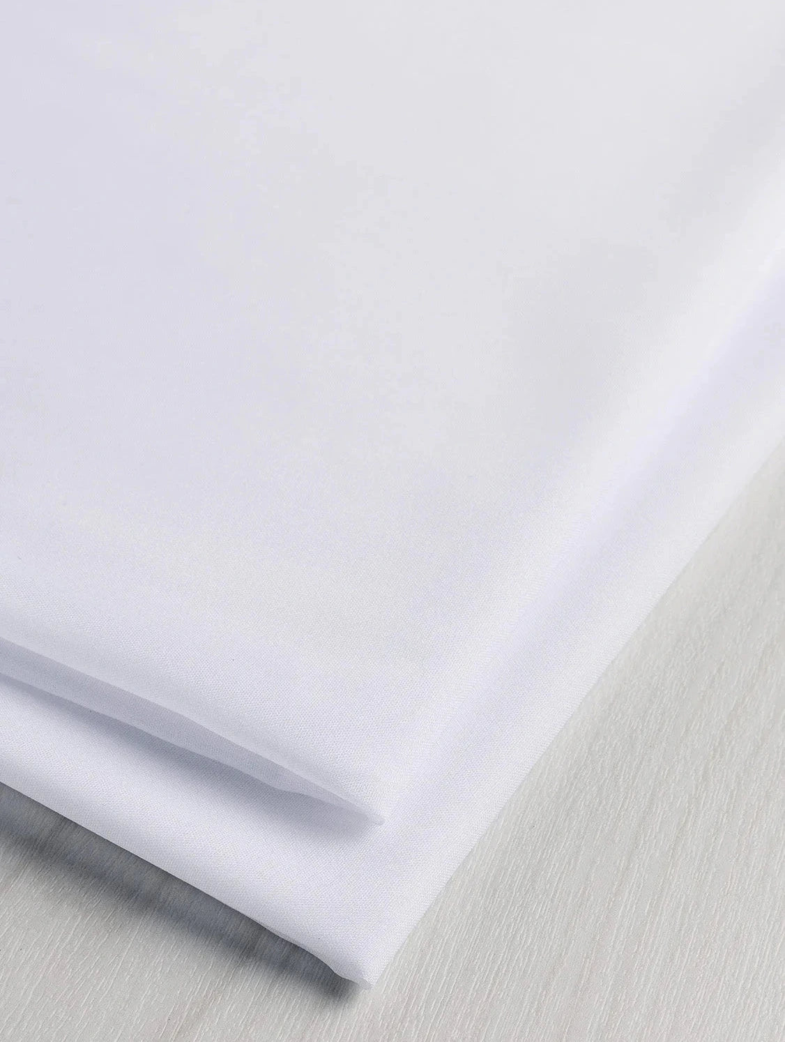 Recycled Lightweight Fusible Woven Interfacing - White (Per ½ Meter)