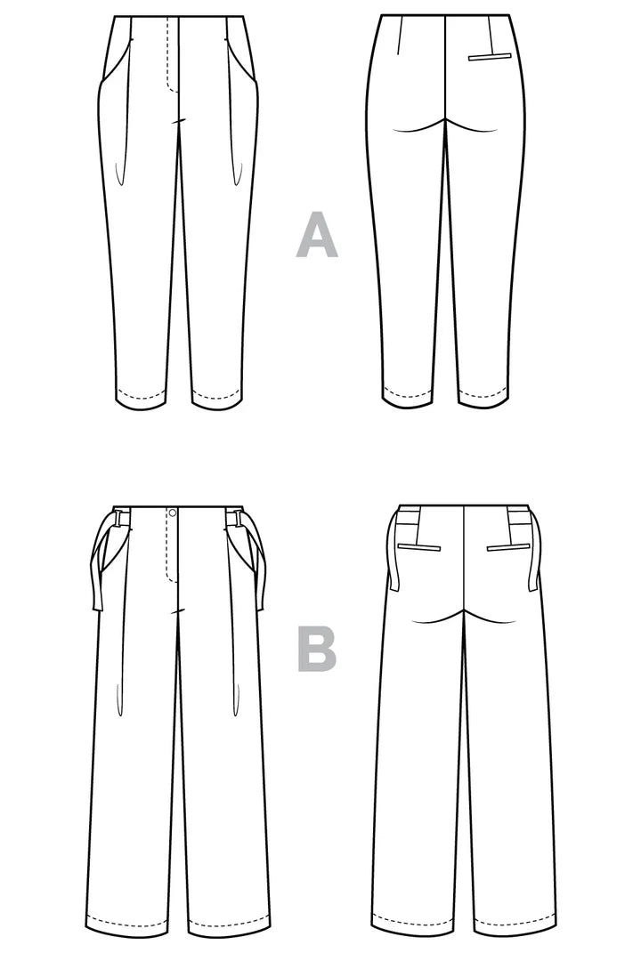 Mitchell Trousers - Size 0-20 - Closet Core Patterns