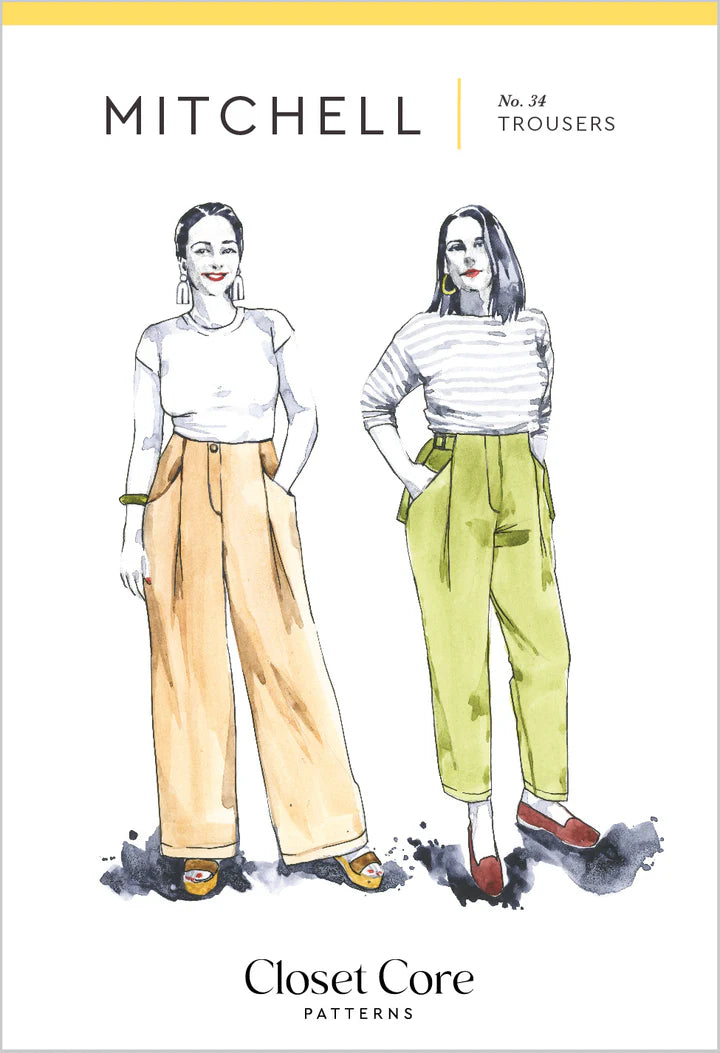 Mitchell Trousers - Size 0-20 - Closet Core Patterns