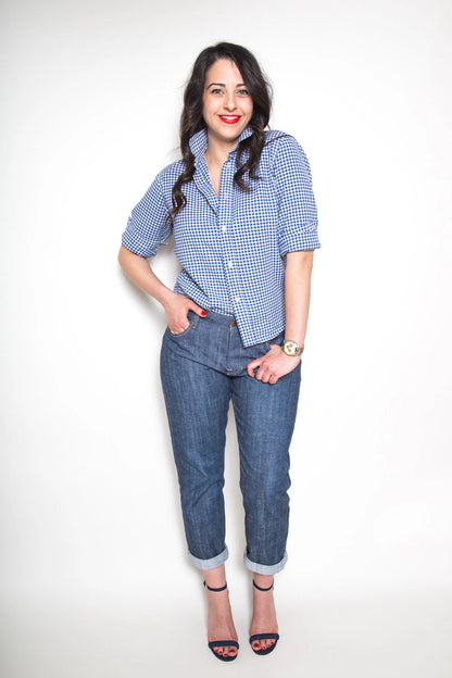 Morgan Non-Stretch Jeans - Size 0-20 - Closet Core Patterns