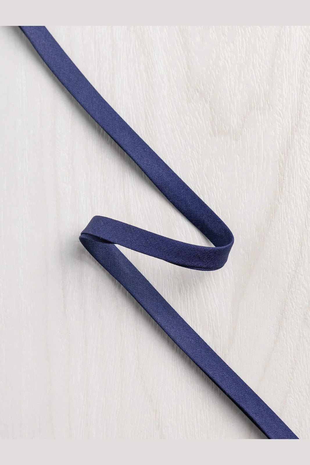 Double-Fold Cotton Poplin Bias Tape 13mm - (1/2") Wide - Navy (Per ½ Meter)
