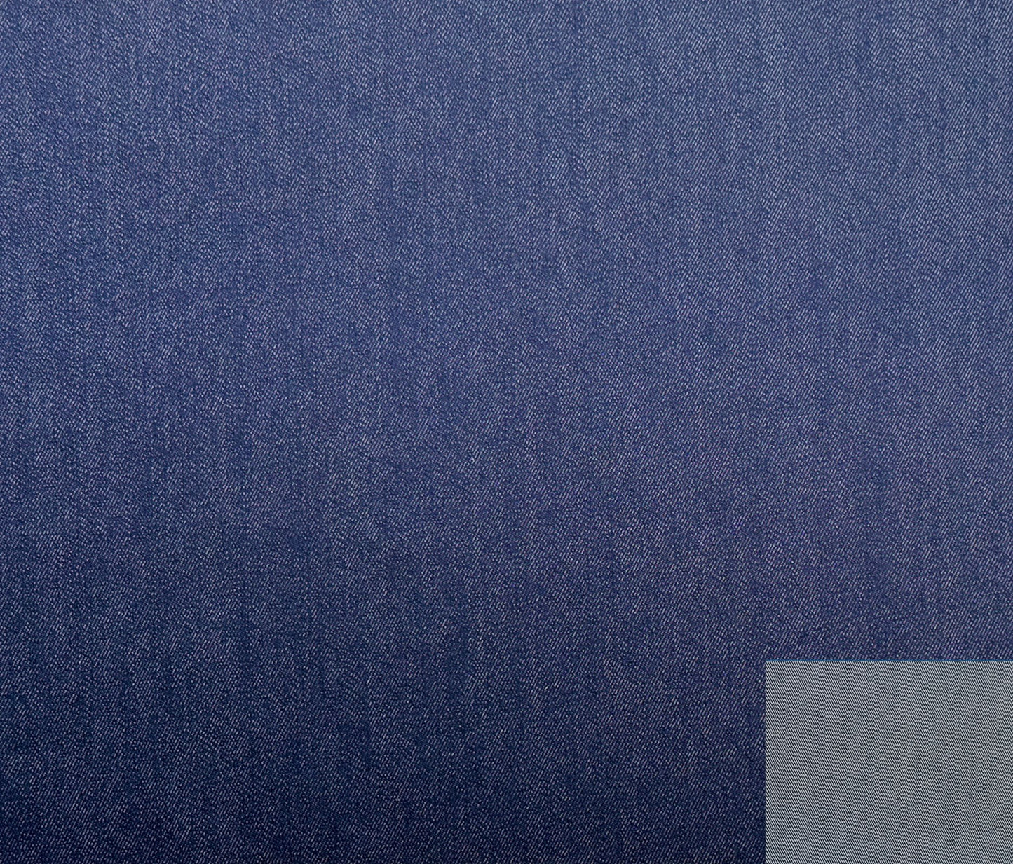 Norma Jean -  Denim -  White (Per ½ Meter)