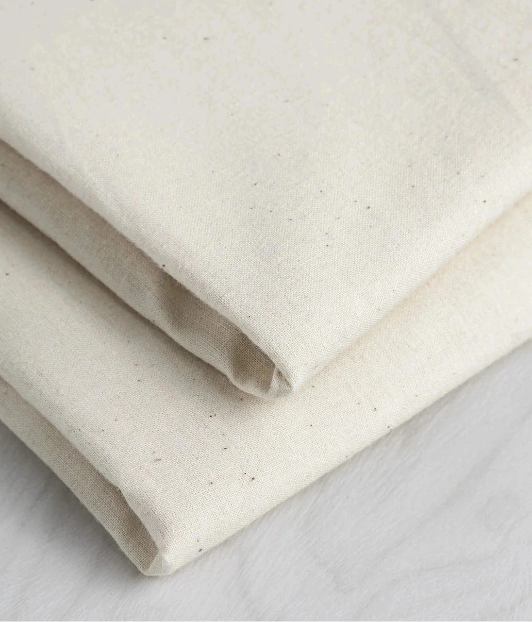 Organic Cotton Muslin - Natural (Per ½ Meter)