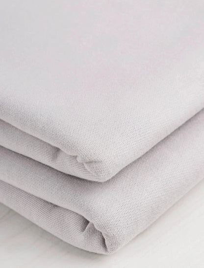 Organic Cotton Fleece - Grey (Per ½ Meter)