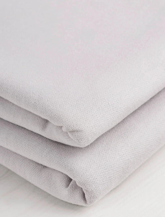 Organic Cotton Fleece - Grey (Per ½ Meter)