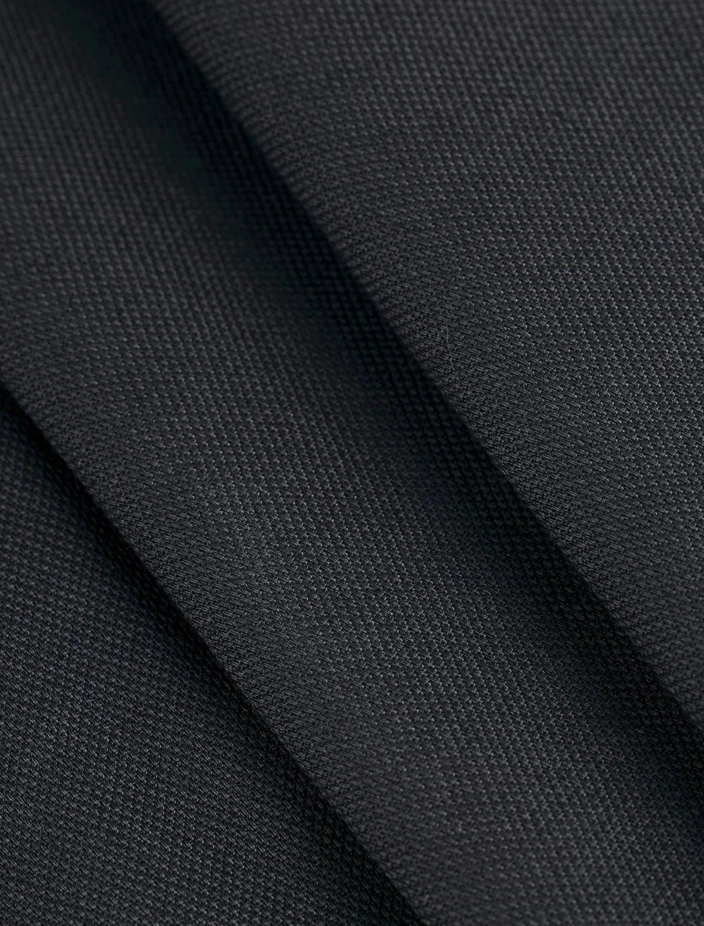 Organic Cotton Stretch Canvas - Black (Per ½ Meter)