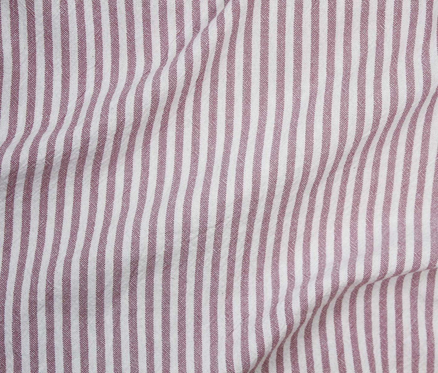 Organic Stripes Cotton - Pink (Per ½ Meter)