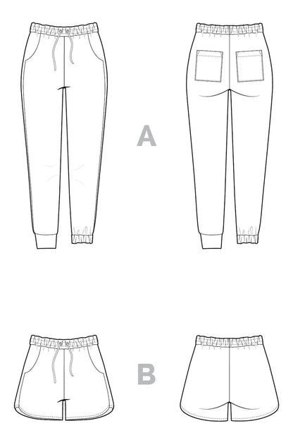 Plateau Joggers - Size 0-20 - Closet Core Patterns