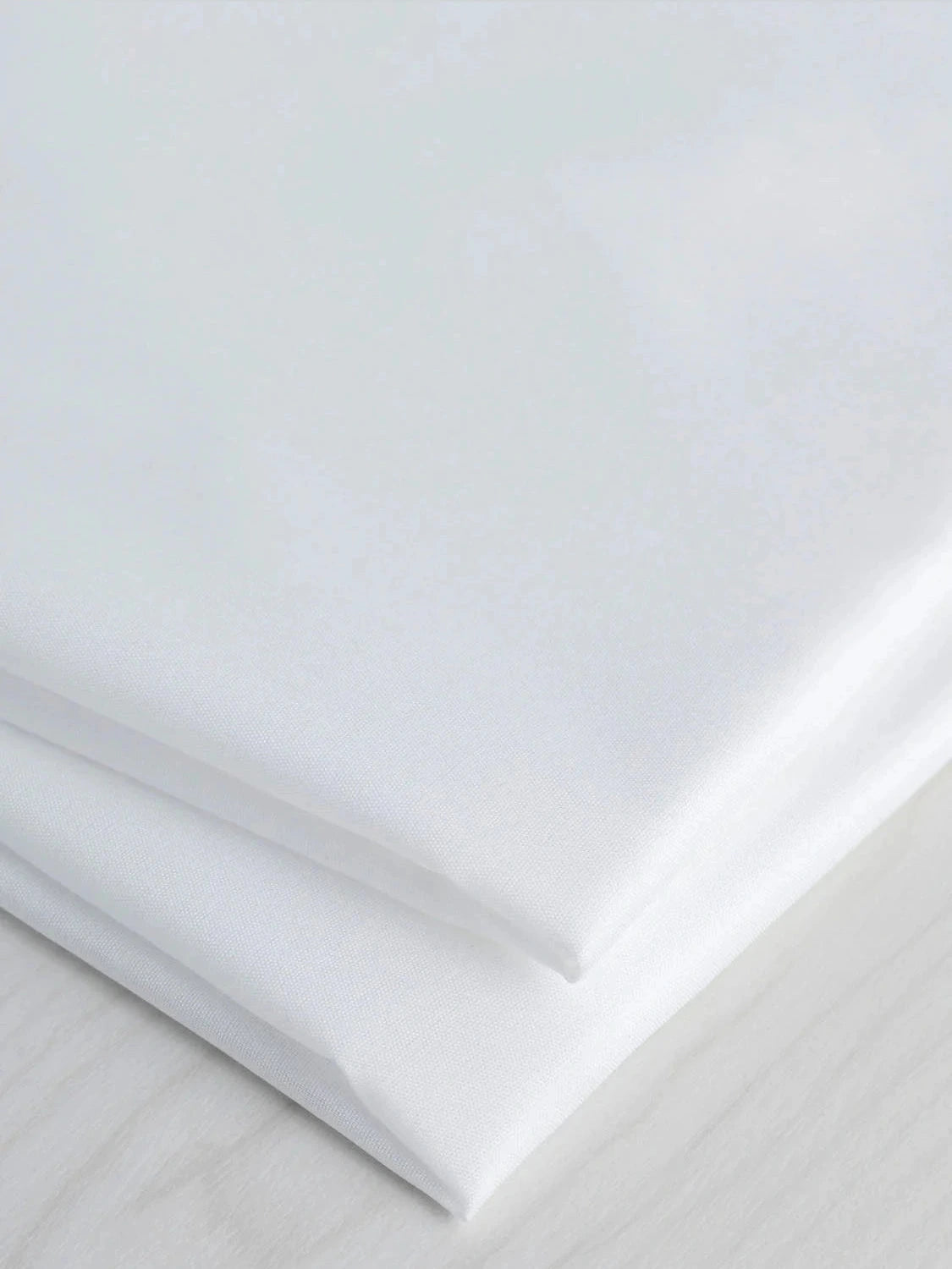 Recycled Midweight Fusible Woven Interfacing - Cream (Deadstock) (Per ½ Meter)