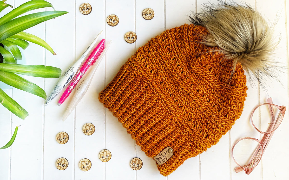🧶 🧶 Confident Beginner Crochet - Revelstoke Double Brim Beanie | 3-Weeks: Thur 22nd, 29th Oct & 5th Nov