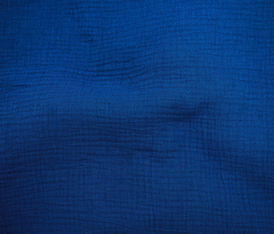 Cotton Gauze - Royal (Per ½ Meter)