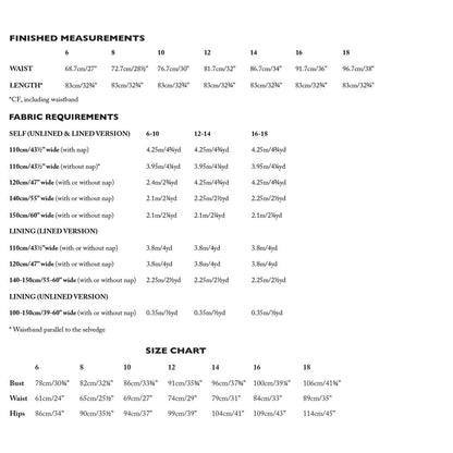 Shepherd Skirt 6-18 (Paper Pattern) - Merchant & Mills