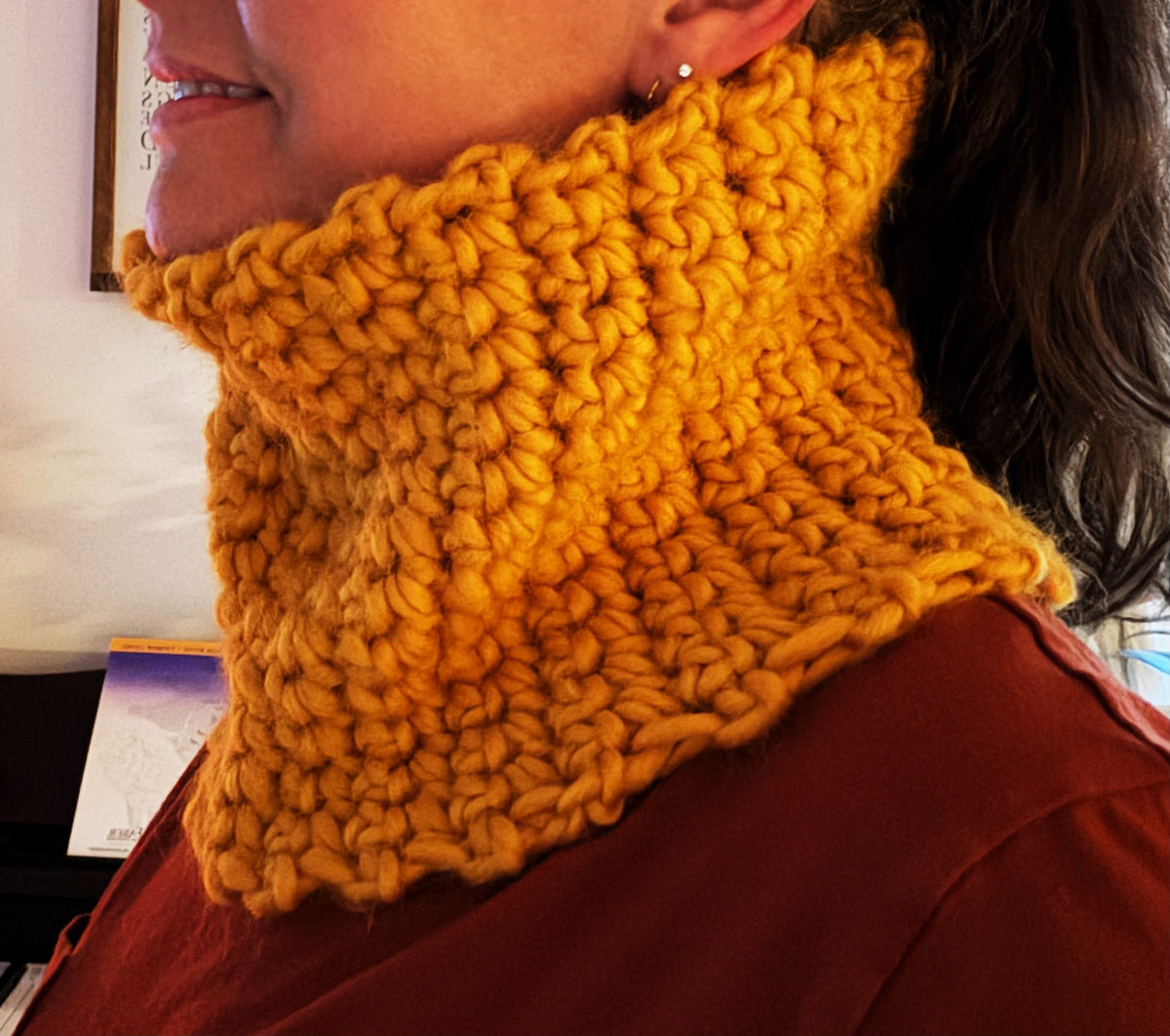 🧶 Beginner Crochet Cowl | Tues 22nd Sept or Tues 27th Oct | 6pm-8pm
