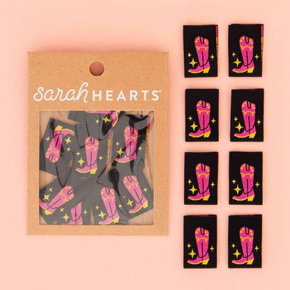 Cowboy Boot - Sewing Woven Labels By Sarah Hearts