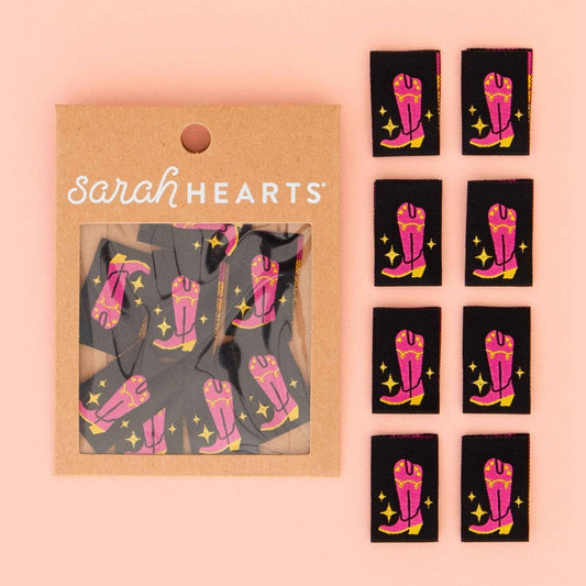 Cowboy Boot - Sewing Woven Labels By Sarah Hearts
