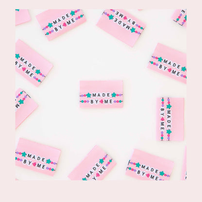 Made by Me Friendship Bracelet - Sewing Woven Labels by Sarah Hearts