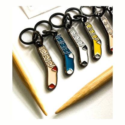 Sack of Socks” Enamel Stitch Markers (8-Pack)