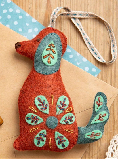 Folk Dog - Felt Craft Mini Kit